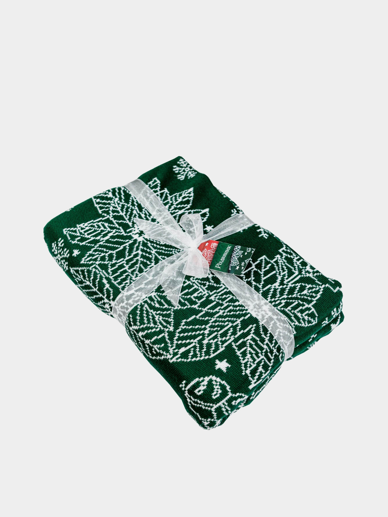 Плед Різдвяник зелений, 130*170 Прованс модель 592543 Фото