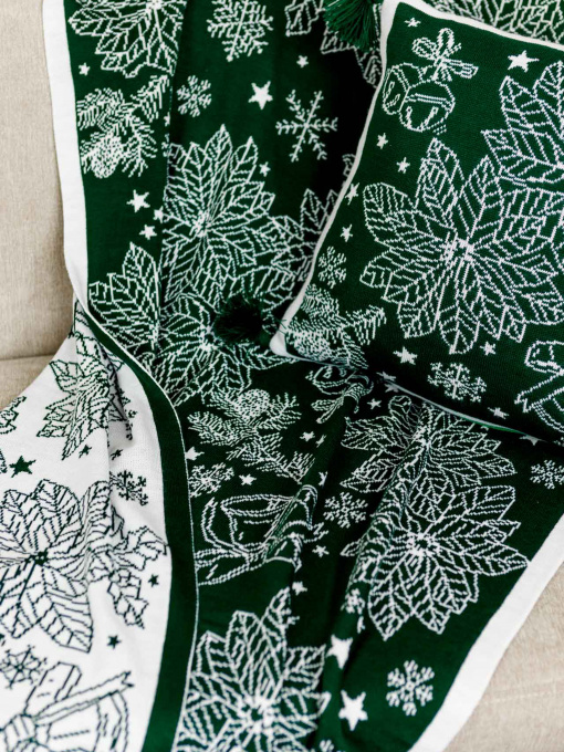 Плед Різдвяник зелений, 130*170 Прованс модель 592543 Фото