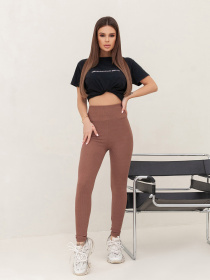 Леггинсы ISSA Plus модель 14305_коричневый Фото