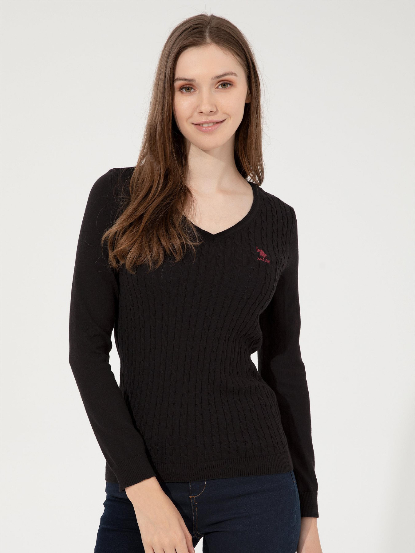 Джемпер US Polo модель G082GL0TK.000.1430193.VR046 Фото