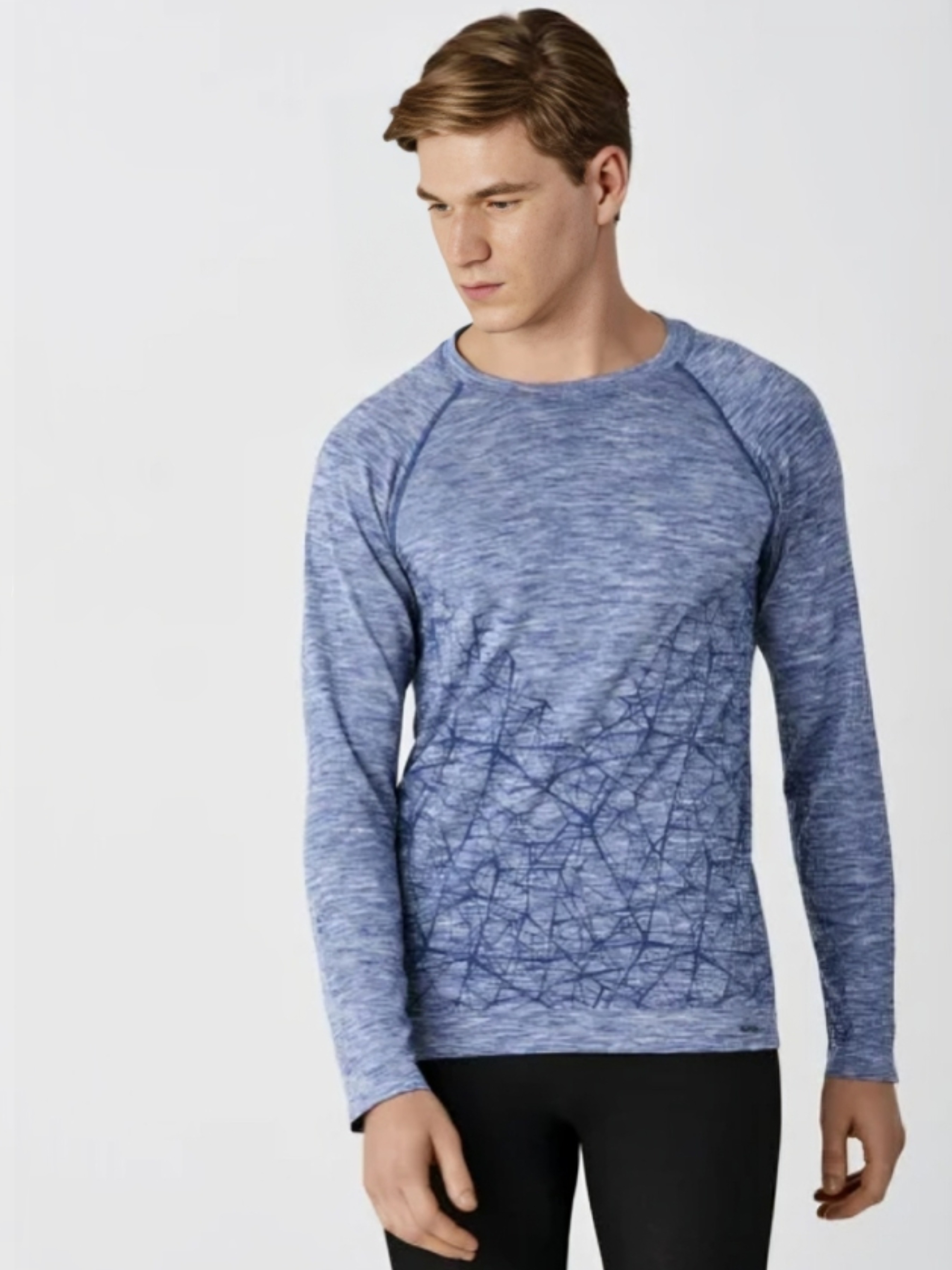 Чоловіча Термобілизна Spaio  (5901282411278) колір синій, матеріал поліамід