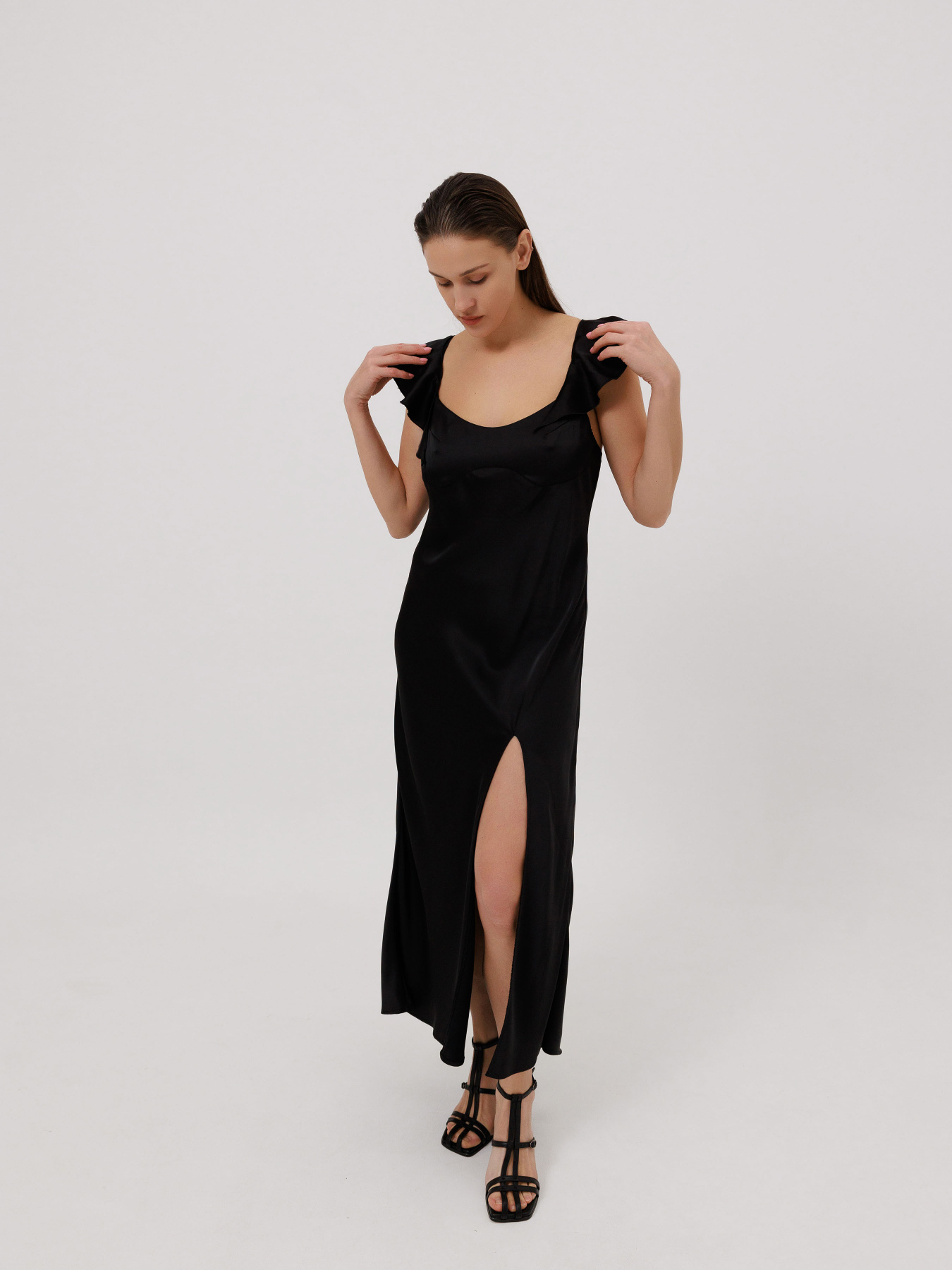 Сукня міді Alnest модель AN 176 Фото