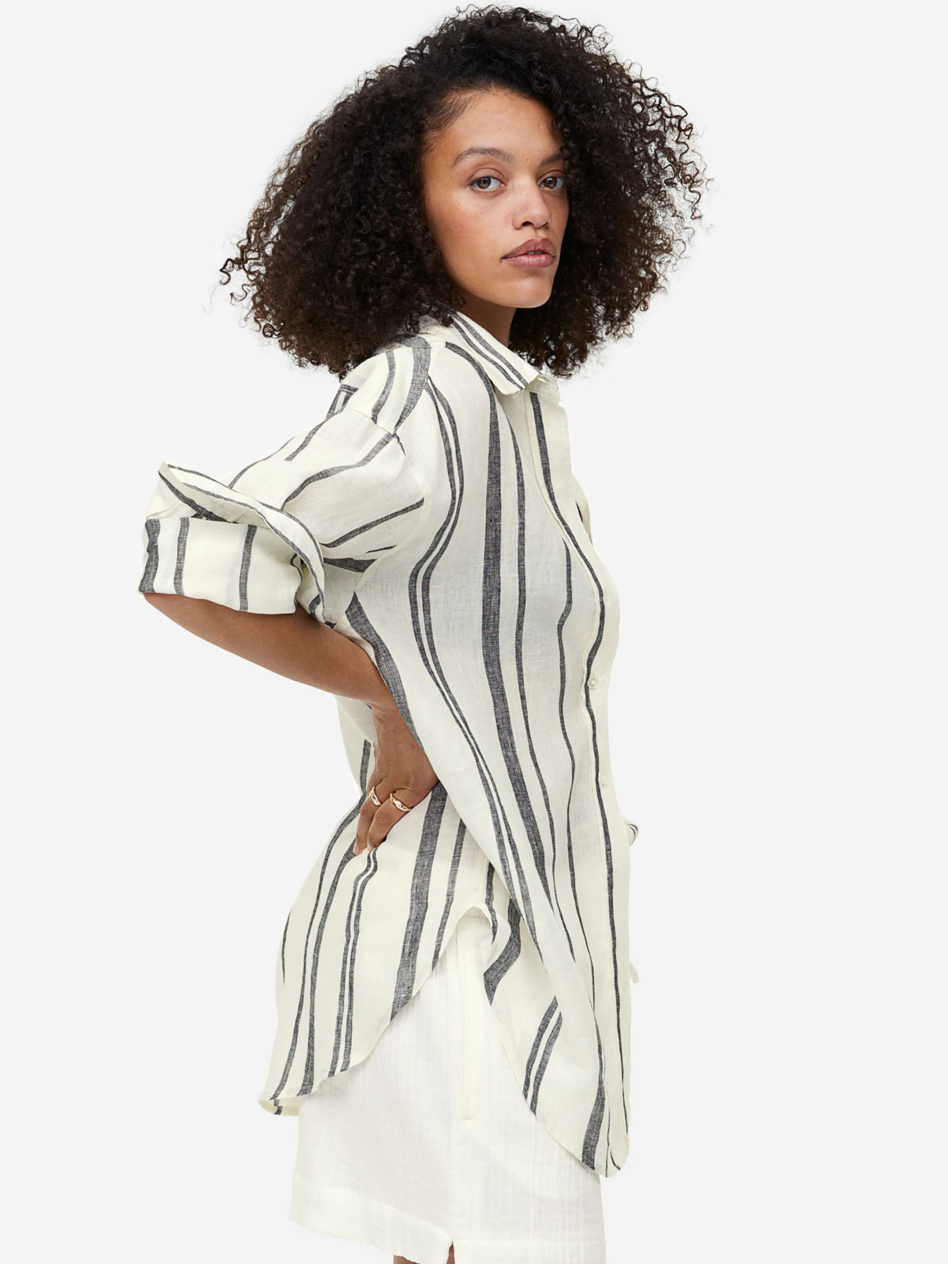 Рубашка повседневная H&M модель 71107 Фото