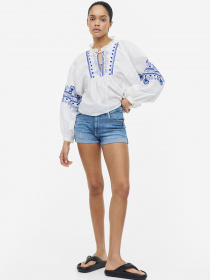 Шорты джинсовые H&M модель 71280 Фото