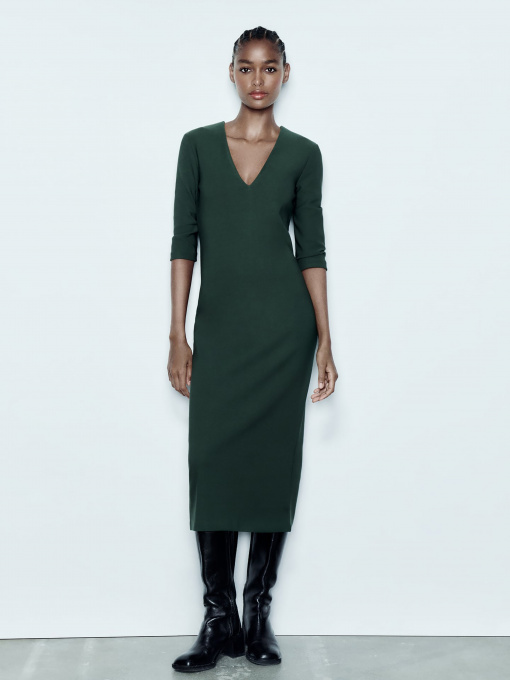 Платье миди ZARA модель 70952 Фото