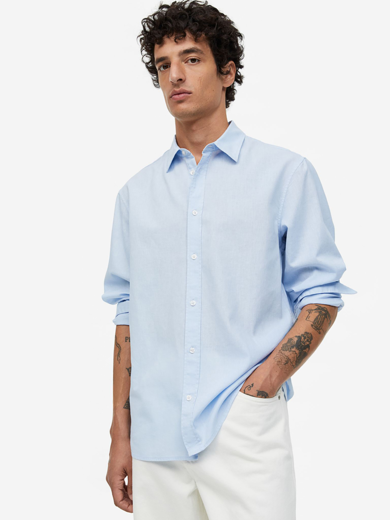 Сорочка повсякденна H&M модель 71277 Фото