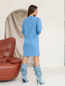 Сукня міні ISSA Plus модель 14428_голубой Фото