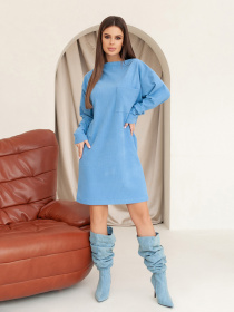 Сукня міні ISSA Plus модель 14428_голубой Фото