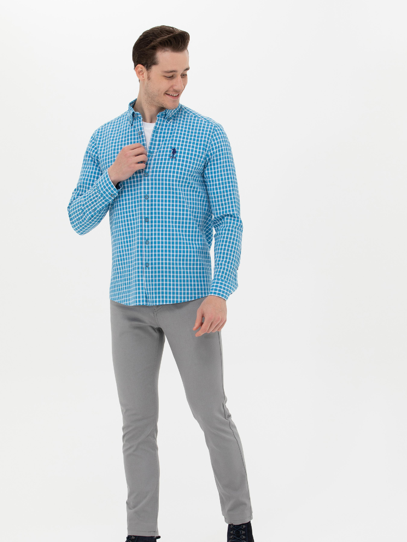 Рубашка US Polo модель G081SZ004.000.1450609.VR077 Фото