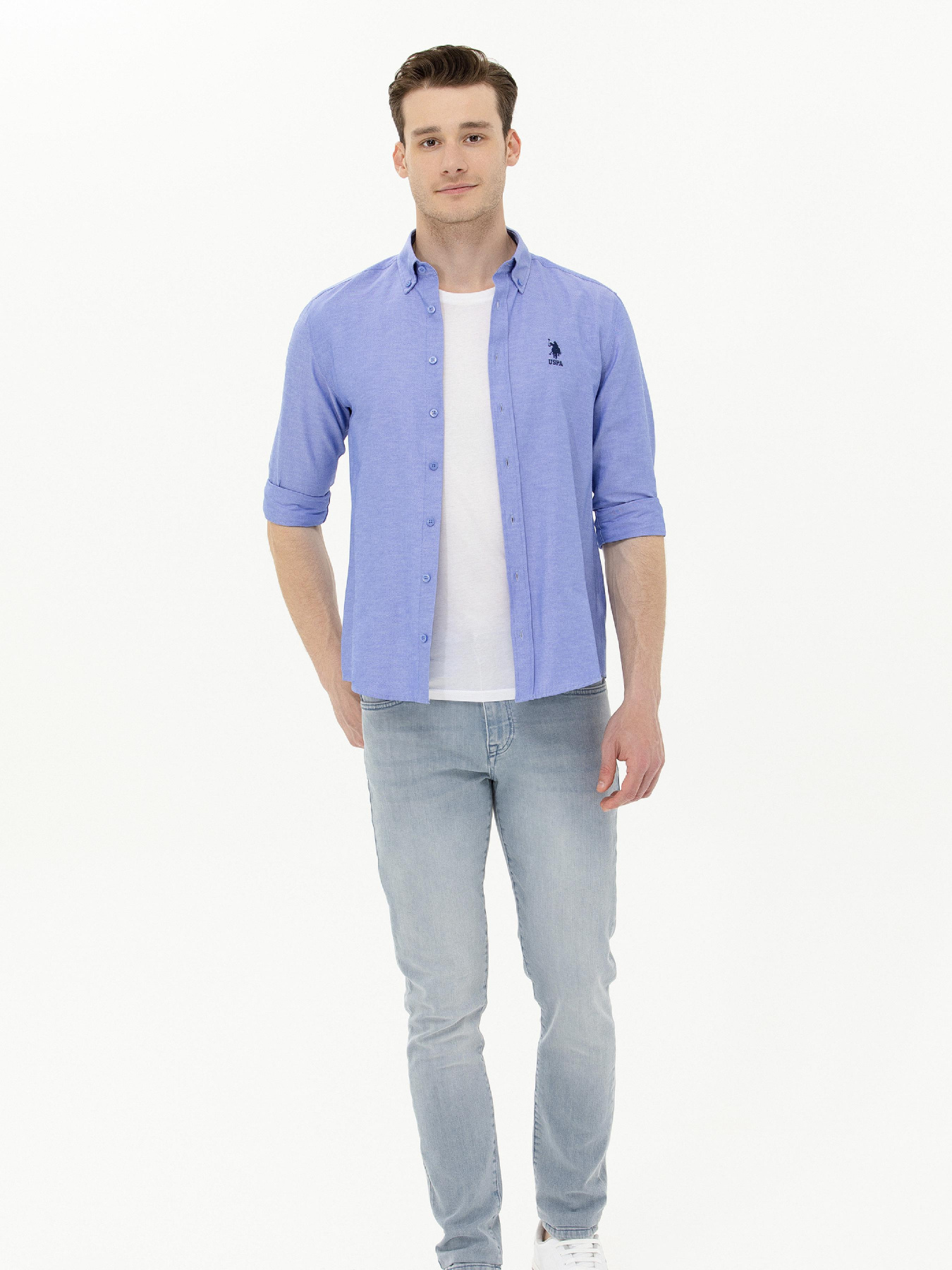 Сорочка повсякденна US Polo модель USPAINT.1570715.VR212 Фото