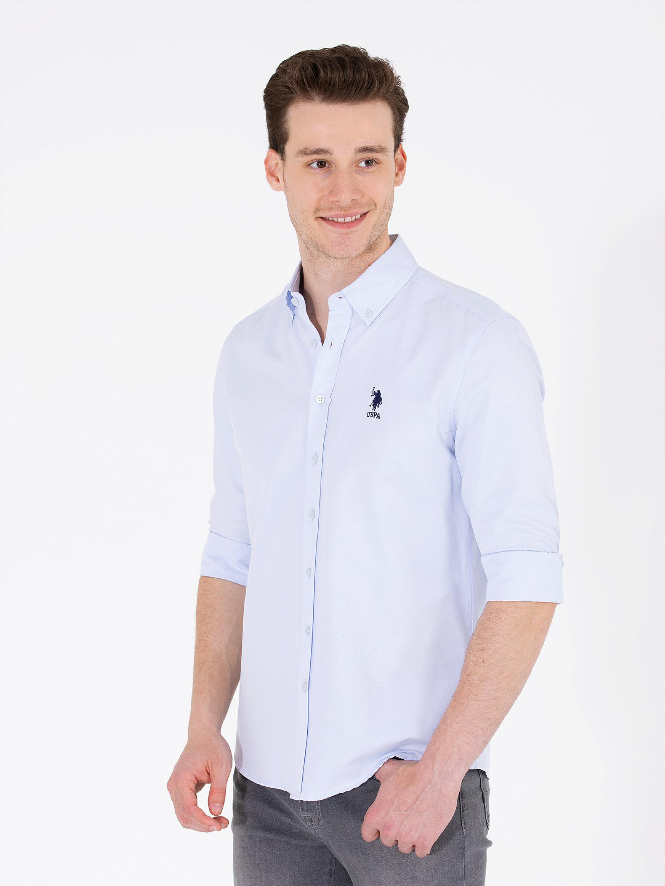 Рубашка US Polo модель G081GL004.000.1570715.VR003 Фото