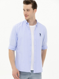 Рубашка US Polo модель USPAINT.1570750.VR036 Фото