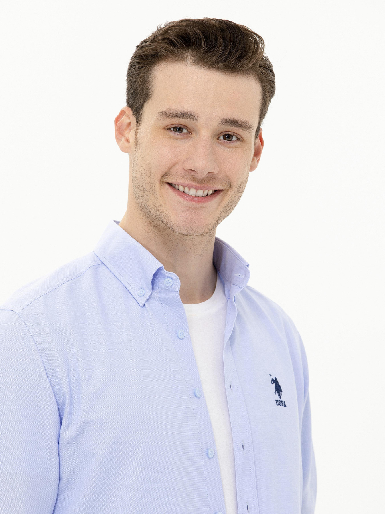 Сорочка повсякденна US Polo модель USPAINT.1570750.VR036 Фото