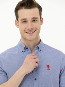 Рубашка US Polo модель USPAINT.1571130.VR033 Фото