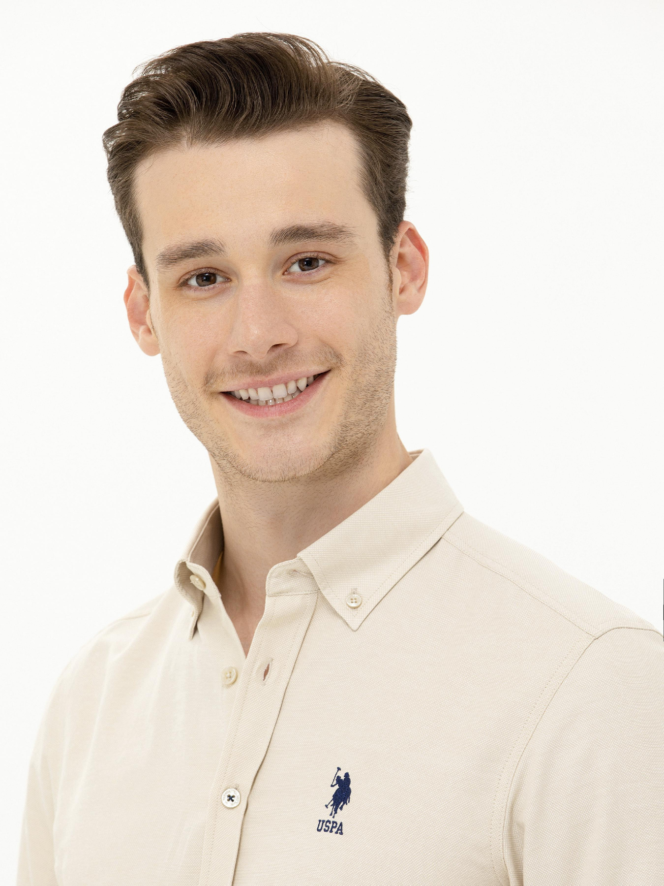 Рубашка US Polo модель USPAINT.1571130.VR049 Фото