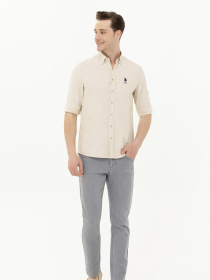 Рубашка US Polo модель USPAINT.1571130.VR049 Фото