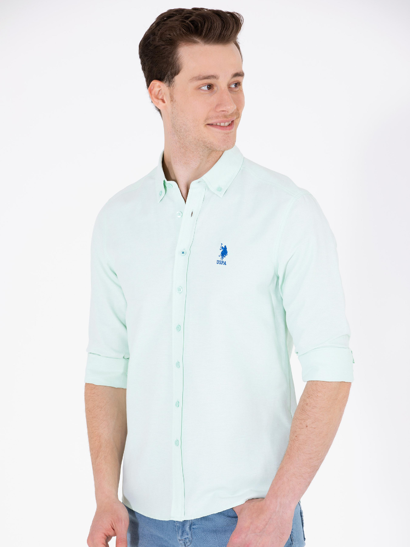 Рубашка US Polo модель G081GL004.000.1571130.VR083 Фото