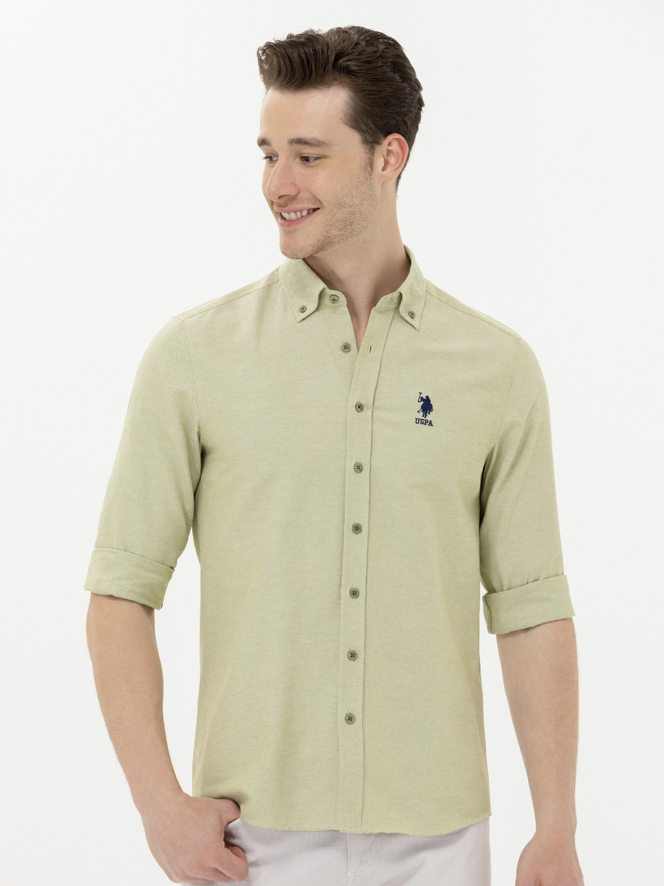 Рубашка US Polo модель USPAINT.1571130.VR111 Фото