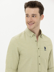 Рубашка US Polo модель USPAINT.1571130.VR111 Фото