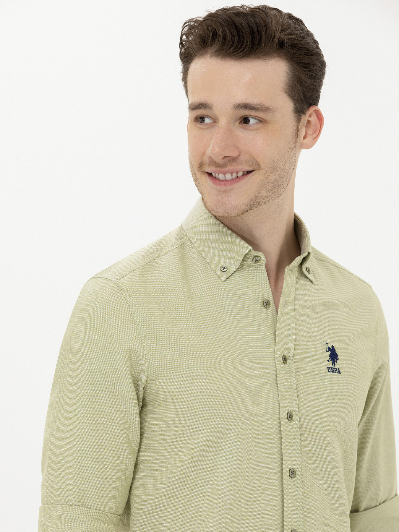 Рубашка повседневная US Polo модель USPAINT.1571130.VR111 Рубашка повседневная US Polo модель USPAINT.1571130.VR111 Фото