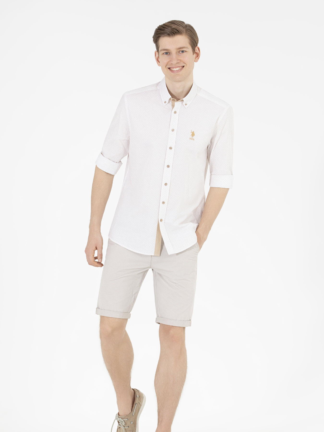 Рубашка US Polo модель G081SZ004.000.1575075.VR015 Фото