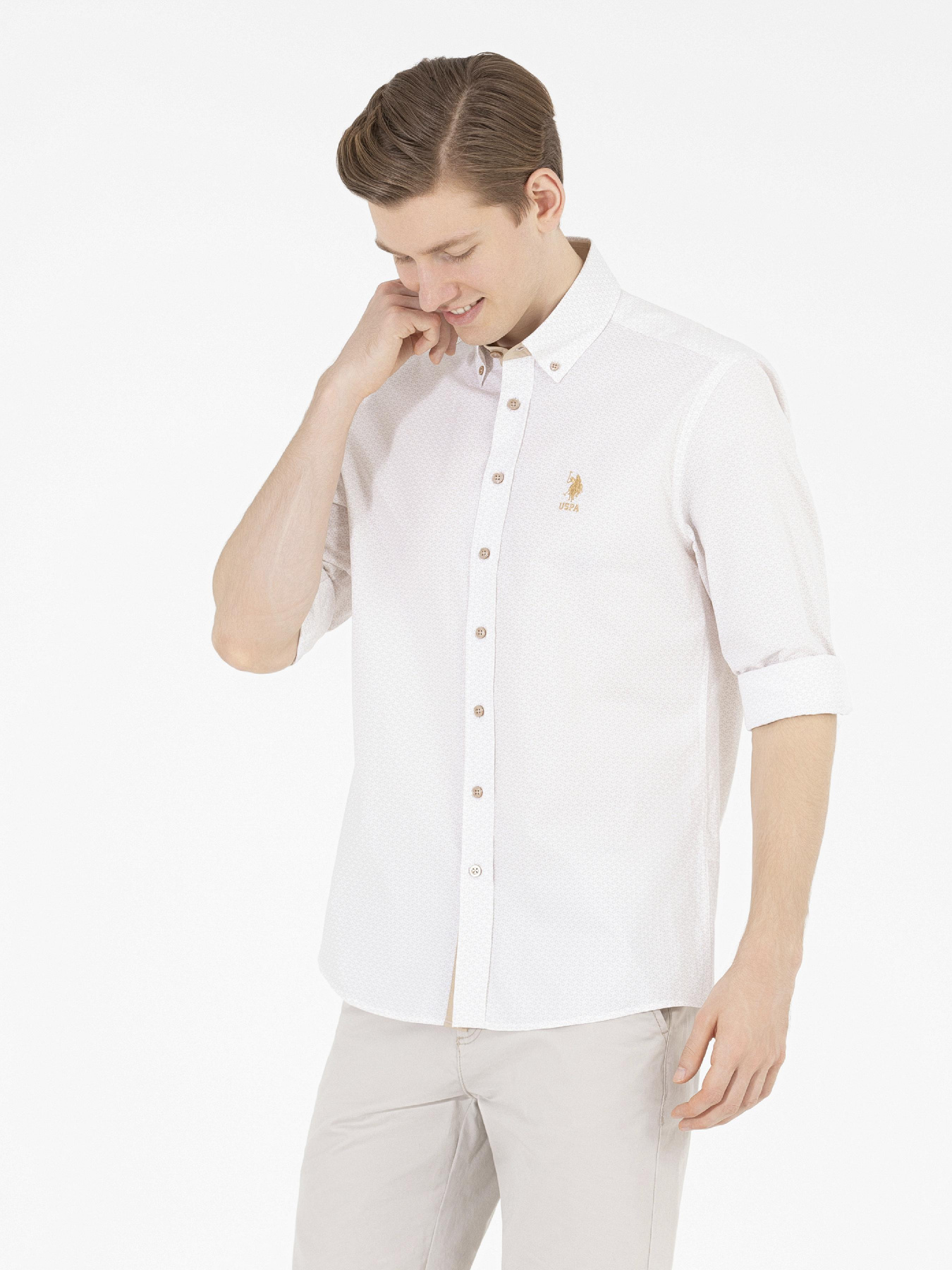 Сорочка повсякденна US Polo модель G081SZ004.000.1575075.VR015 Фото