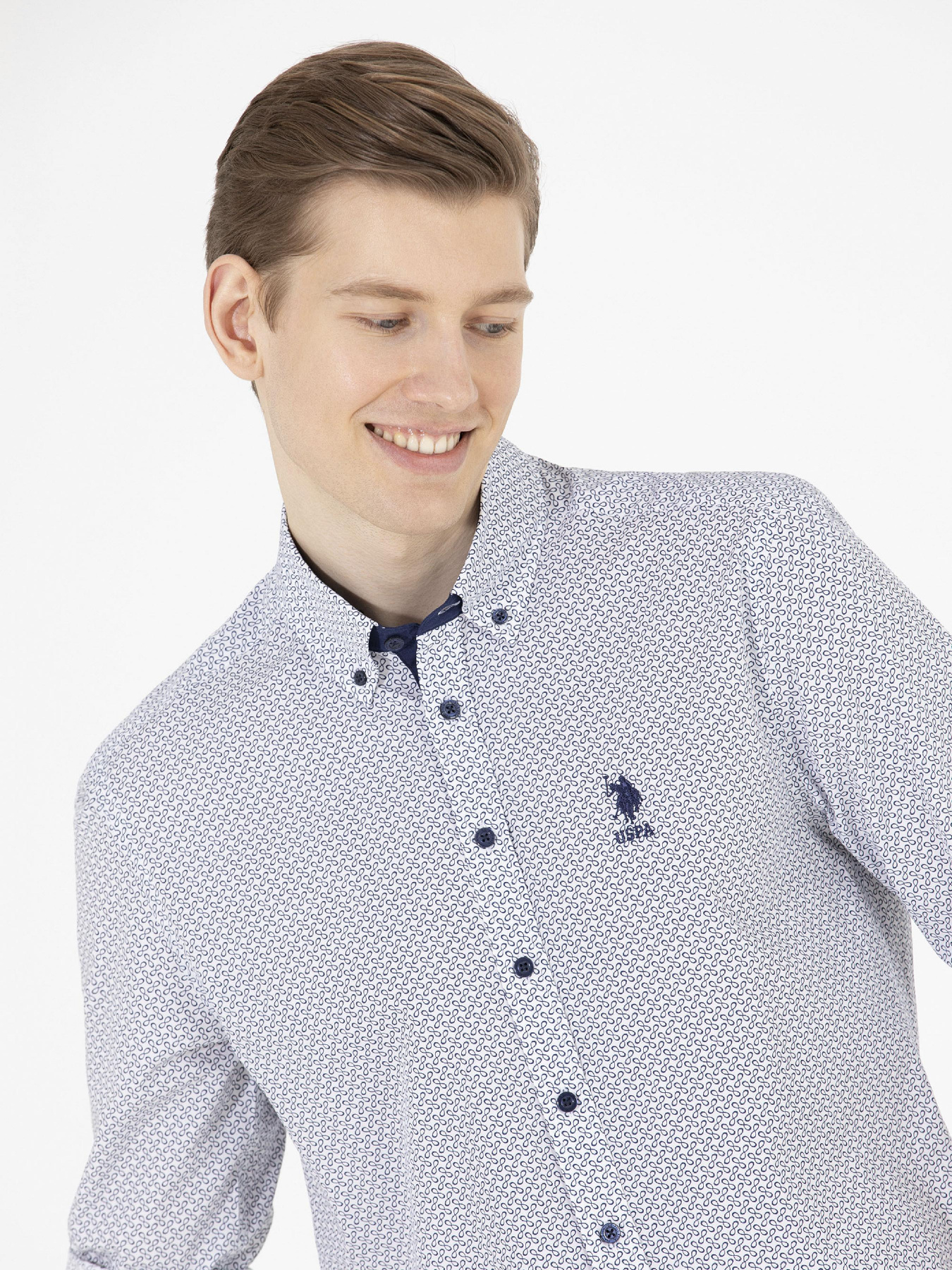 Сорочка US Polo модель G081SZ004.000.1575075.VR033 Фото