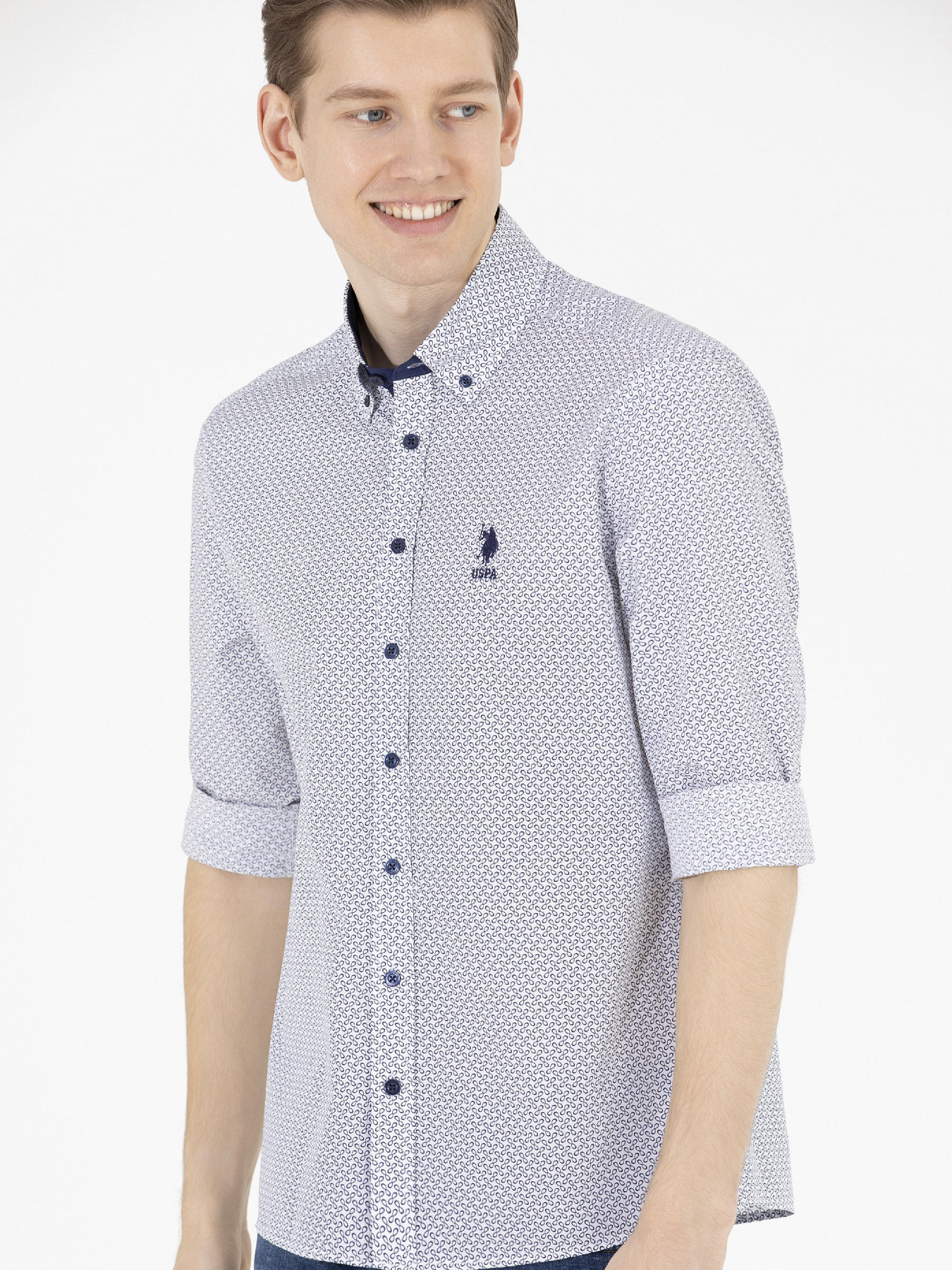 Сорочка US Polo модель G081SZ004.000.1575075.VR033 Фото