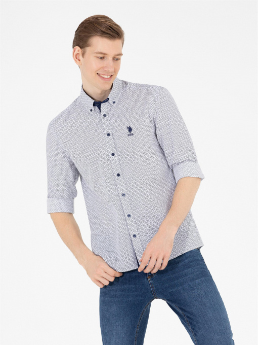 Рубашка повседневная US Polo модель G081SZ004.000.1575075.VR033 Фото