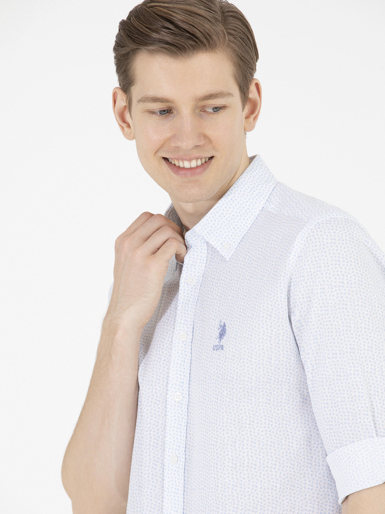 Рубашка US Polo модель G081GL004.000.1583992.VR036 Фото