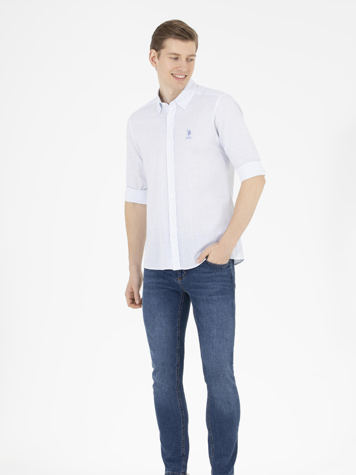 Рубашка US Polo модель G081GL004.000.1583992.VR036 Фото