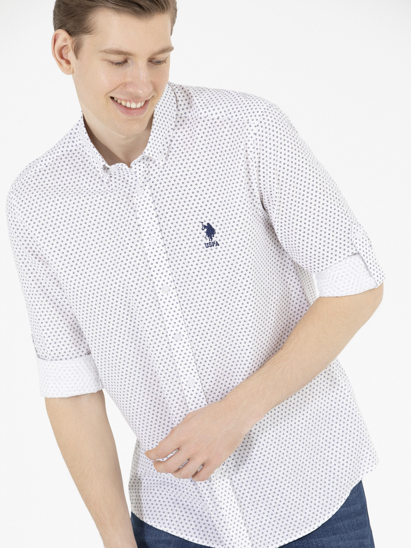 Рубашка US Polo модель G081GL004.000.1584093.VR033 Фото