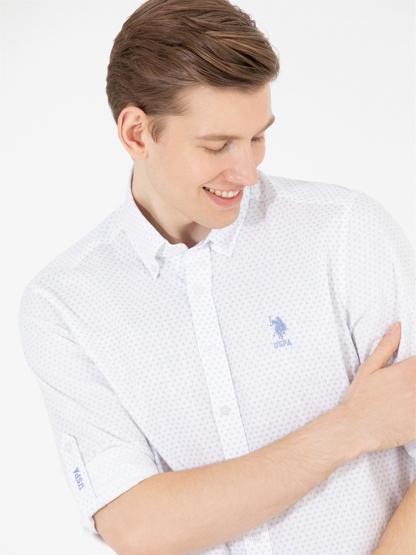 Рубашка US Polo модель G081GL004.000.1584093.VR036 Фото