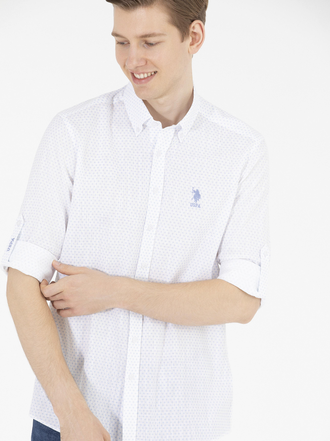 Рубашка US Polo модель G081GL004.000.1584093.VR036 Фото