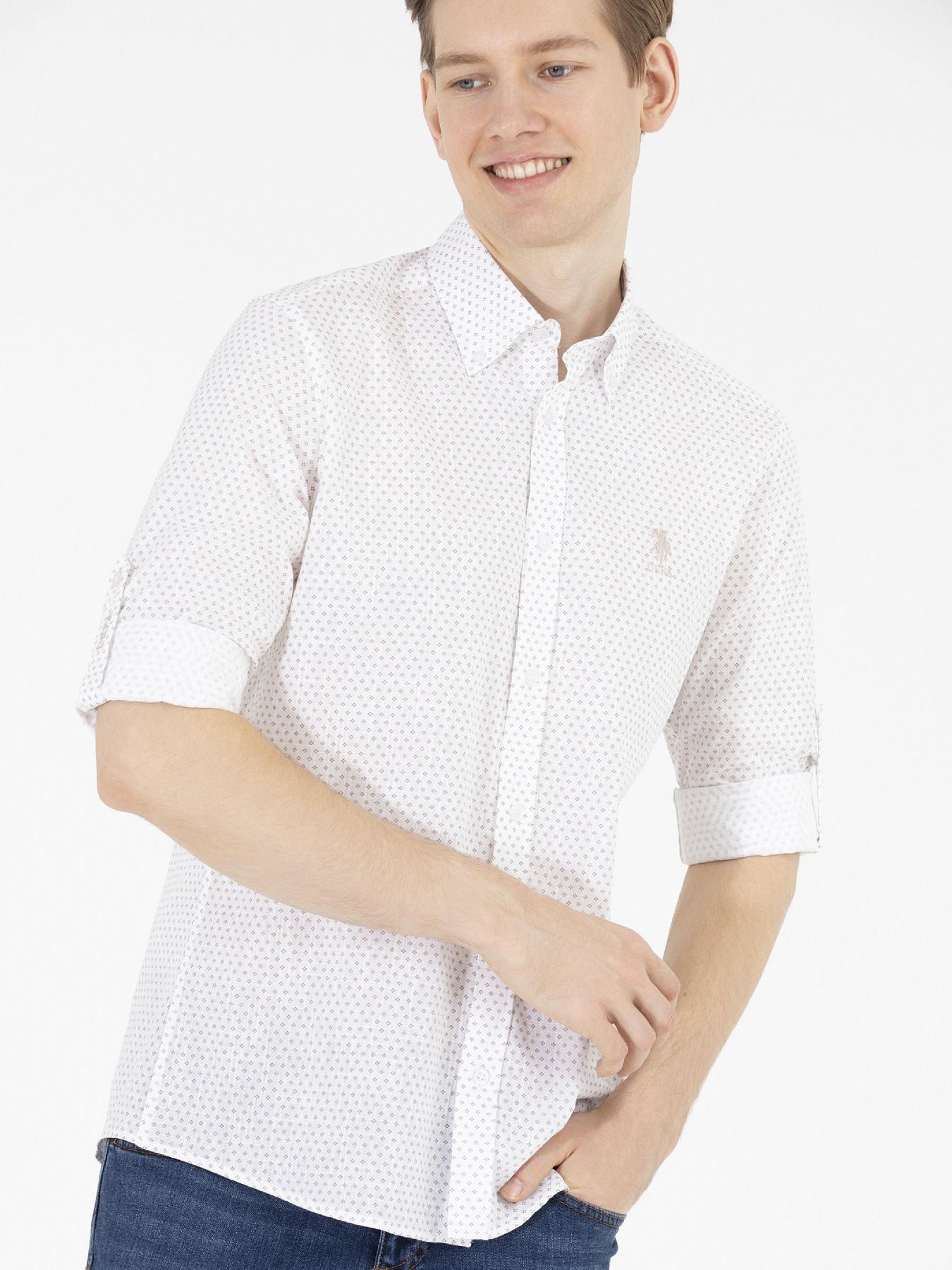 Рубашка US Polo модель G081GL004.000.1584093.VR049 Фото