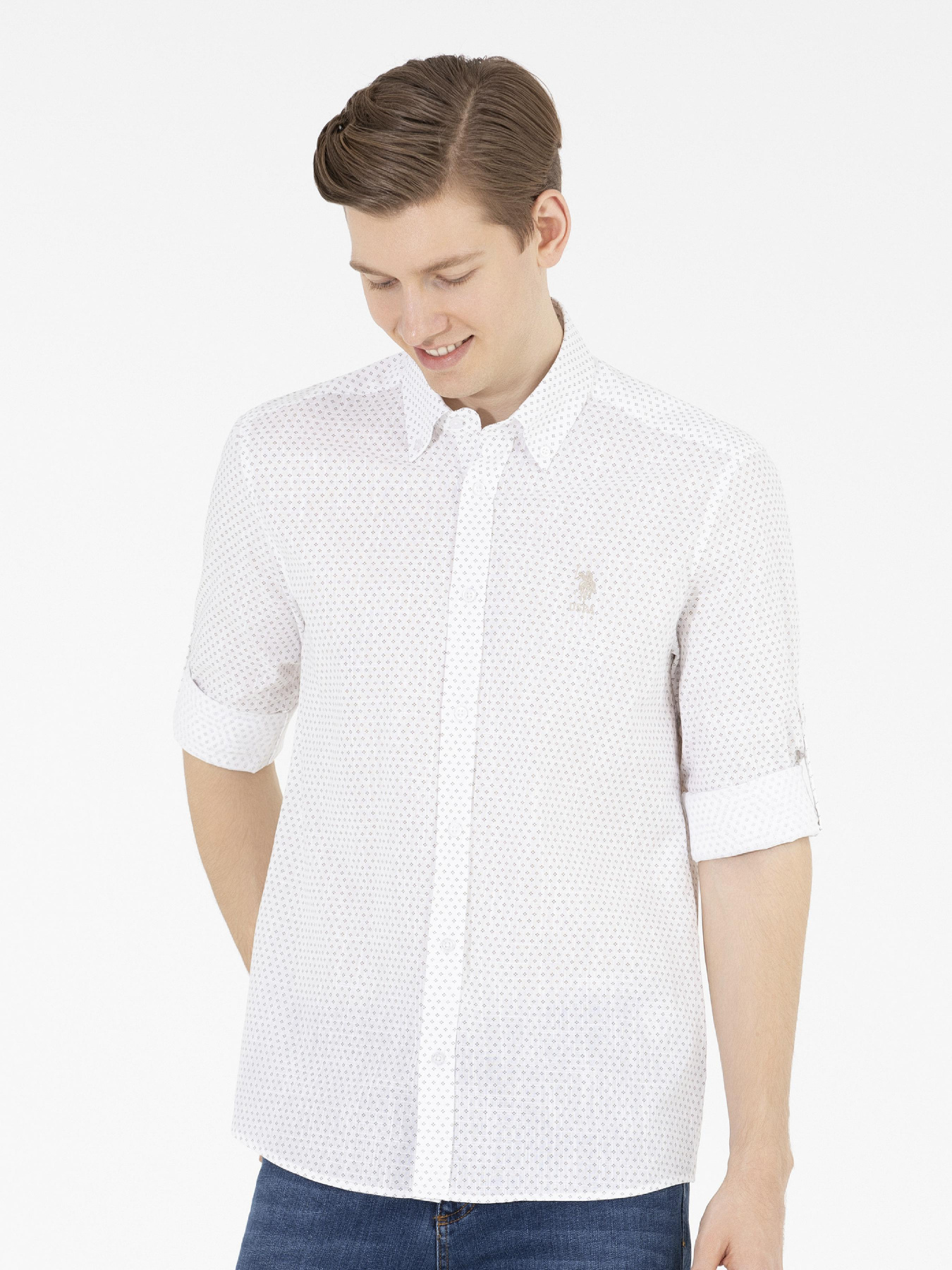 Рубашка US Polo модель G081GL004.000.1584093.VR049 Фото