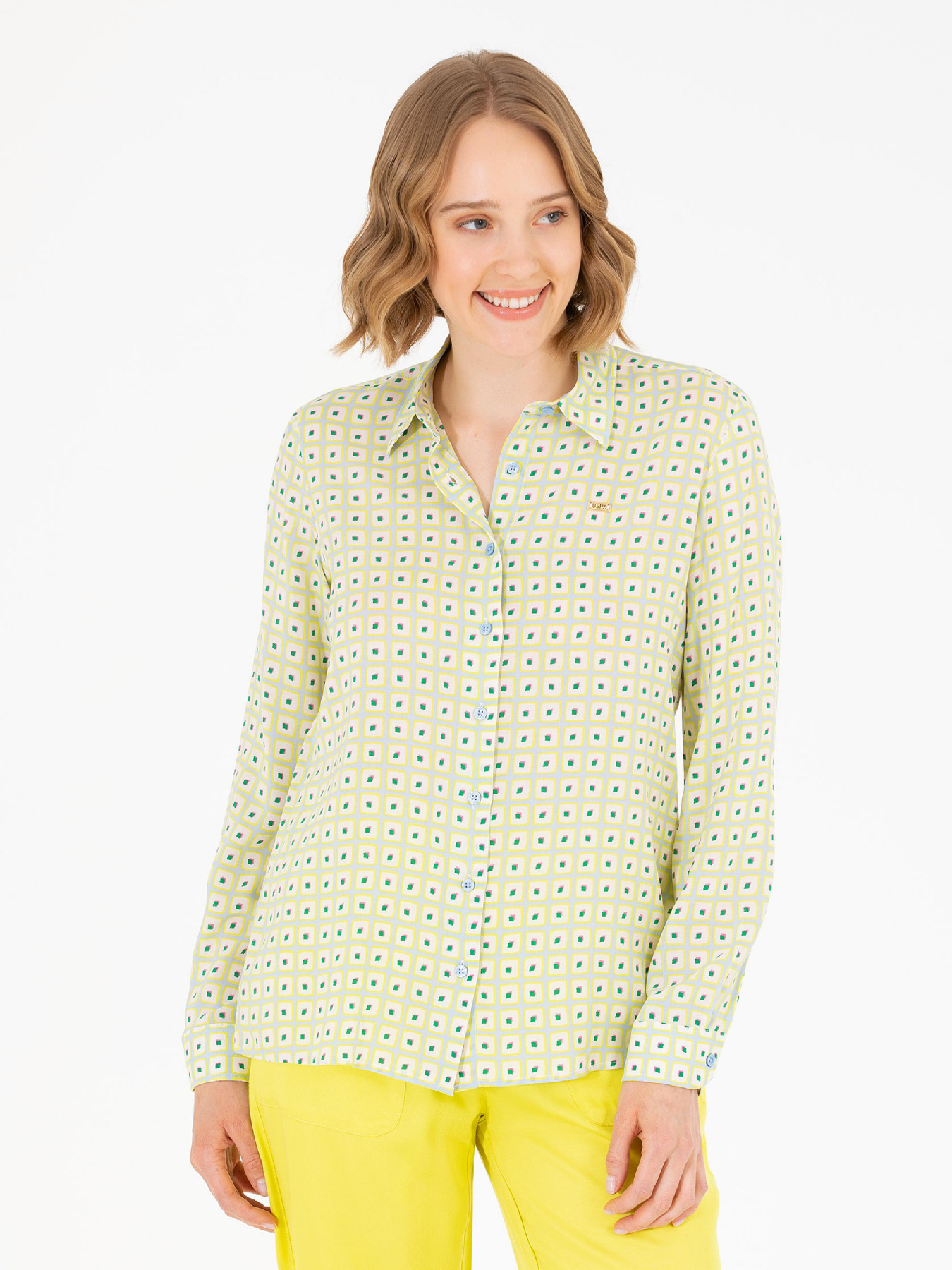 Рубашка US Polo модель G082GL004.000.1584610.VR036 Фото