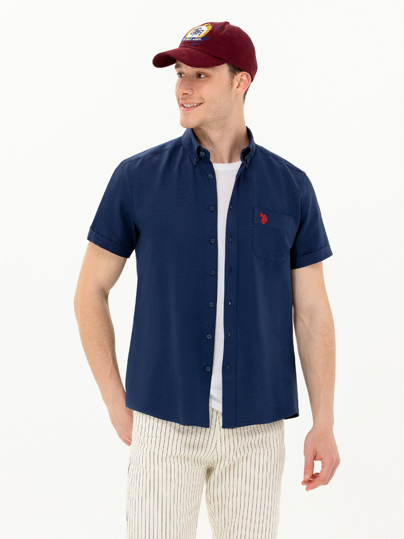 Рубашка US Polo модель USPAINT.1570767.VR033 Фото