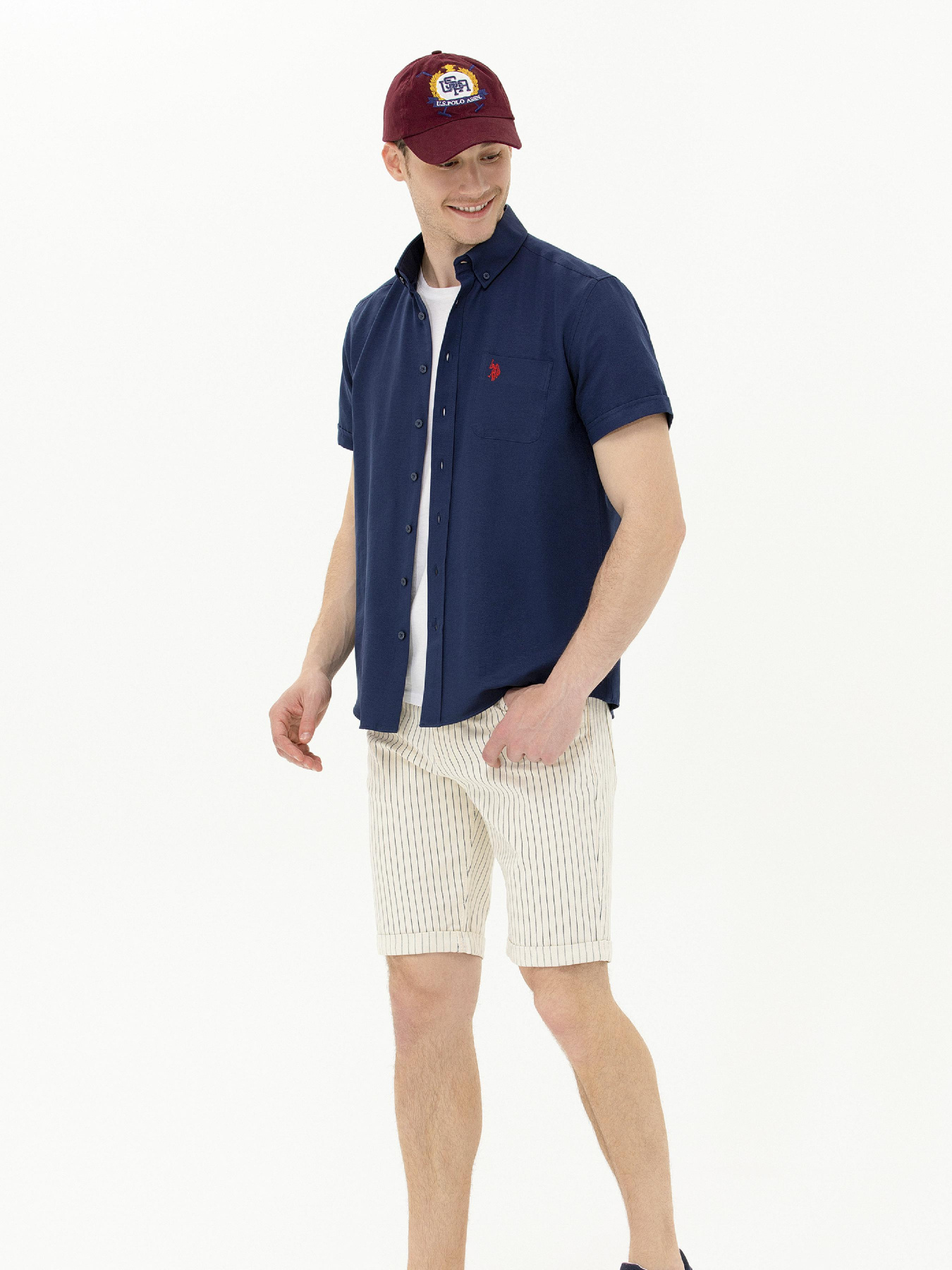 Рубашка US Polo модель USPAINT.1570767.VR033 Фото