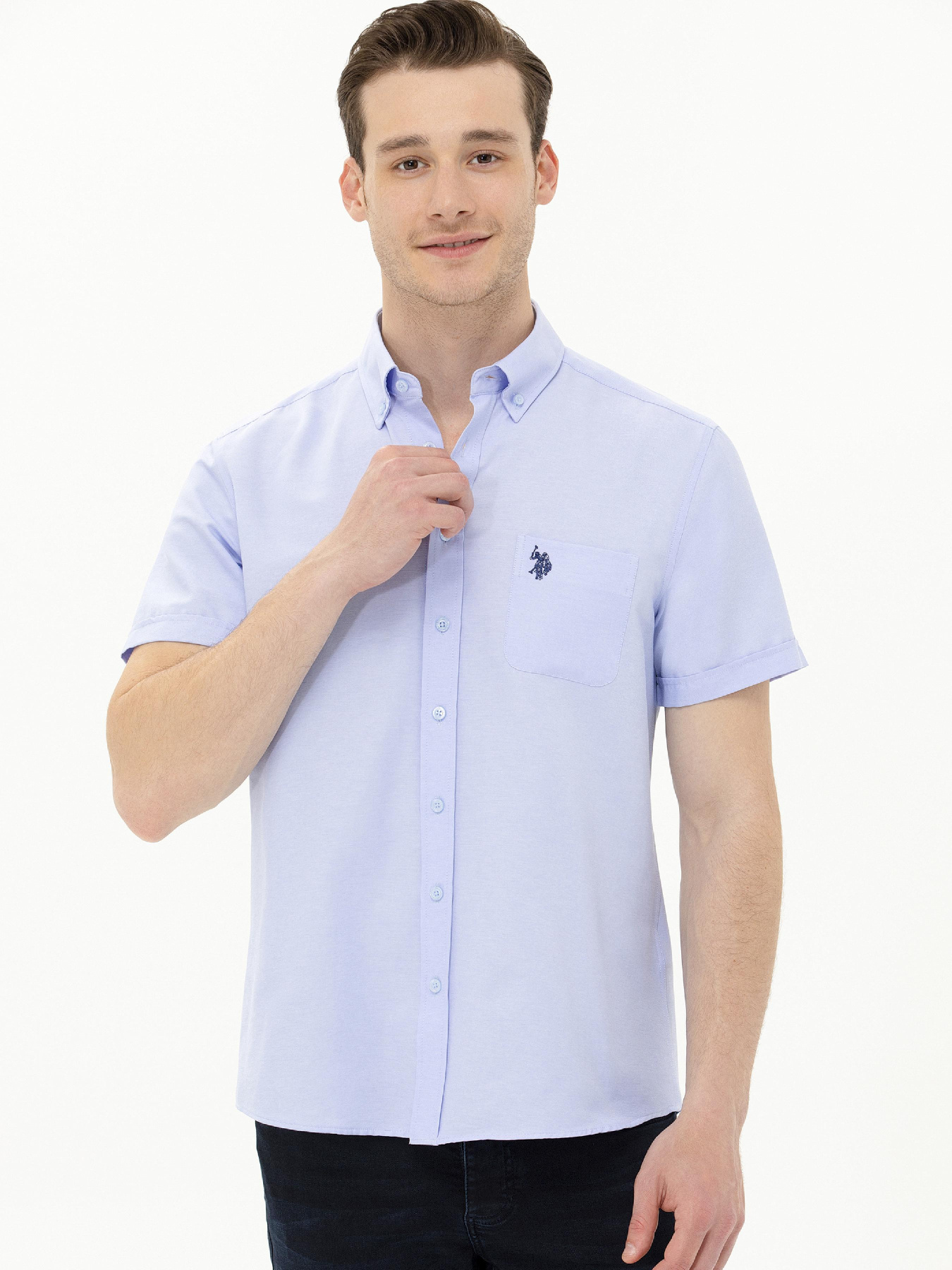 Рубашка US Polo модель USPAINT.1570767.VR036 Фото