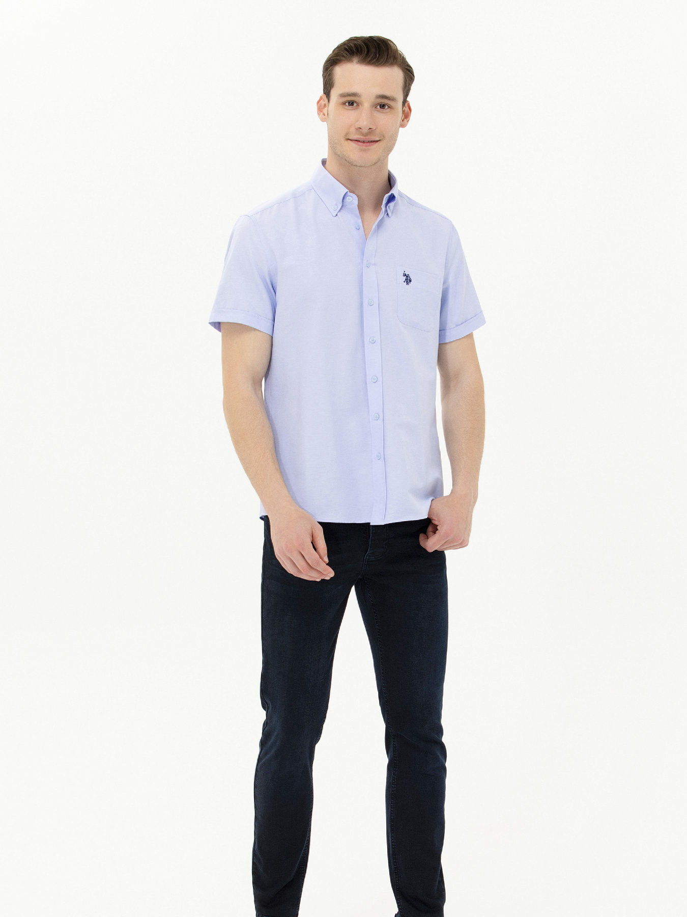 Рубашка US Polo модель USPAINT.1570767.VR036 Фото