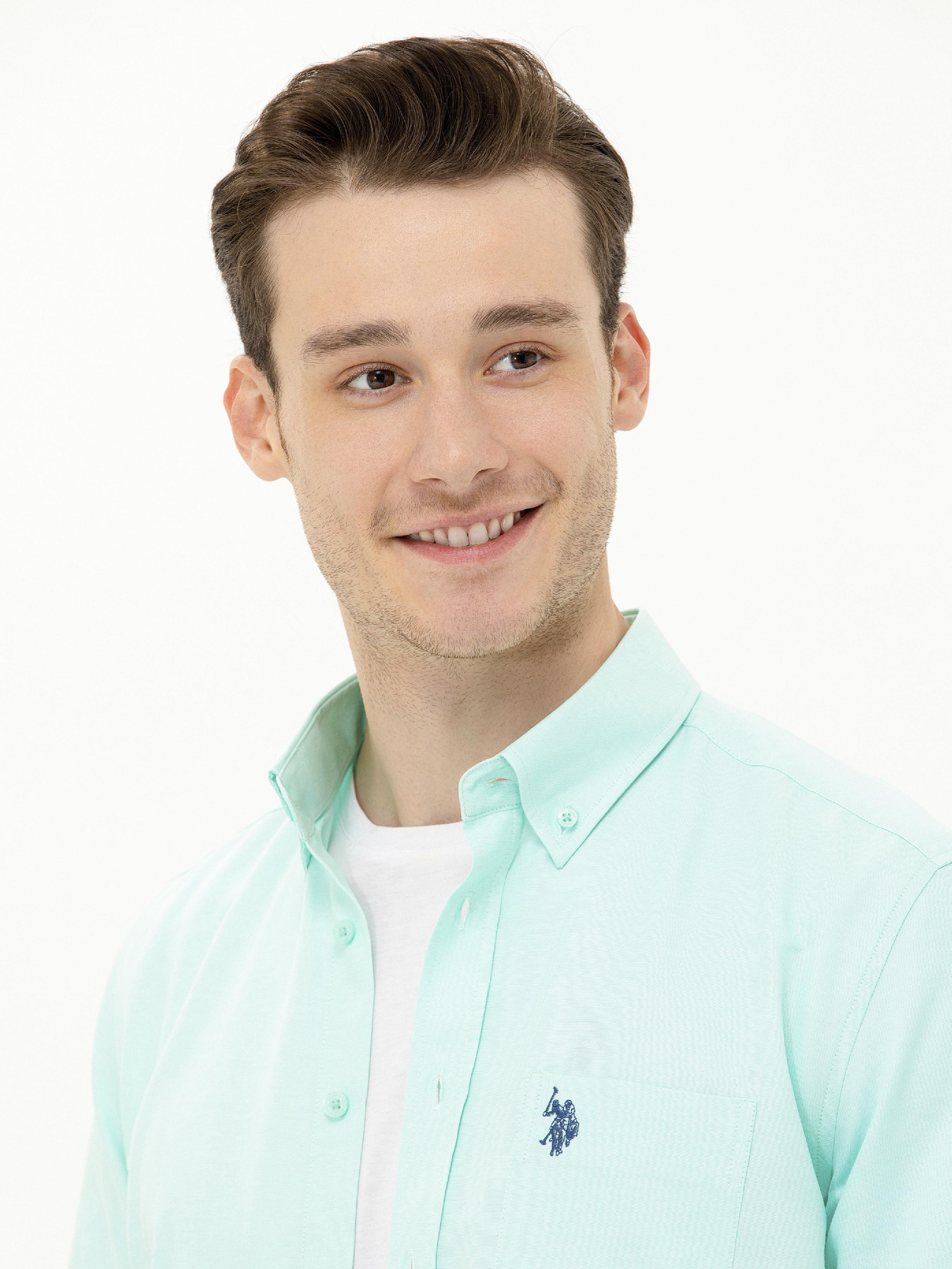 Рубашка US Polo модель USPAINT.1570767.VR083 Фото