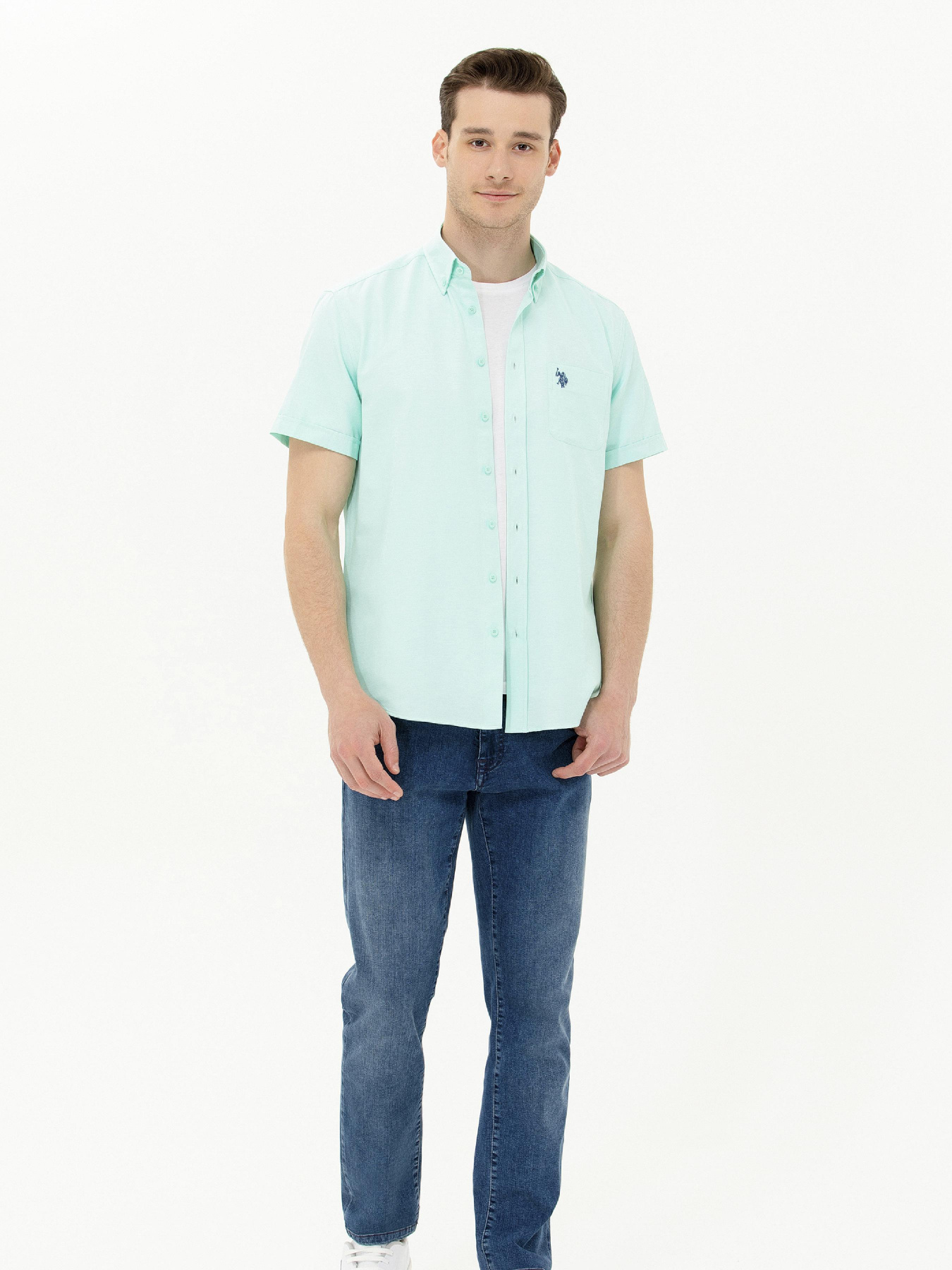 Сорочка повсякденна US Polo модель USPAINT.1570767.VR083 Фото