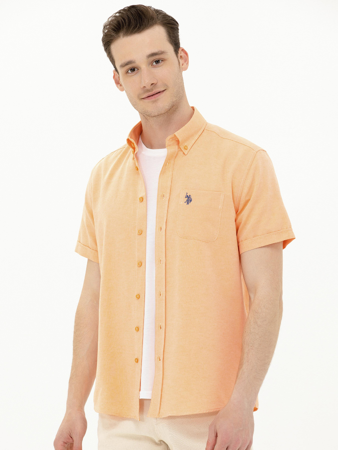 Рубашка US Polo модель USPAINT.1570767.VR051 Фото