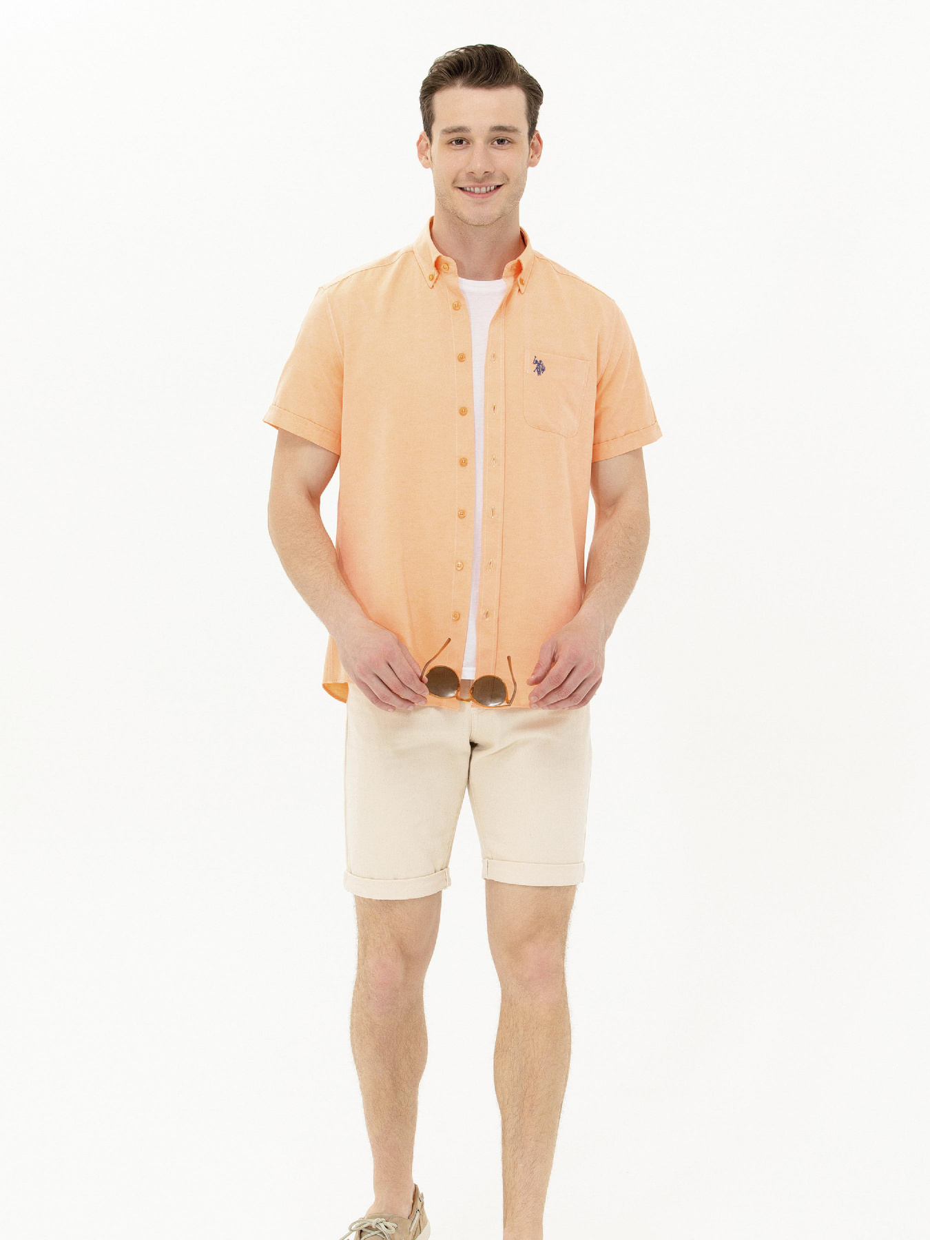 Рубашка US Polo модель USPAINT.1570767.VR051 Фото