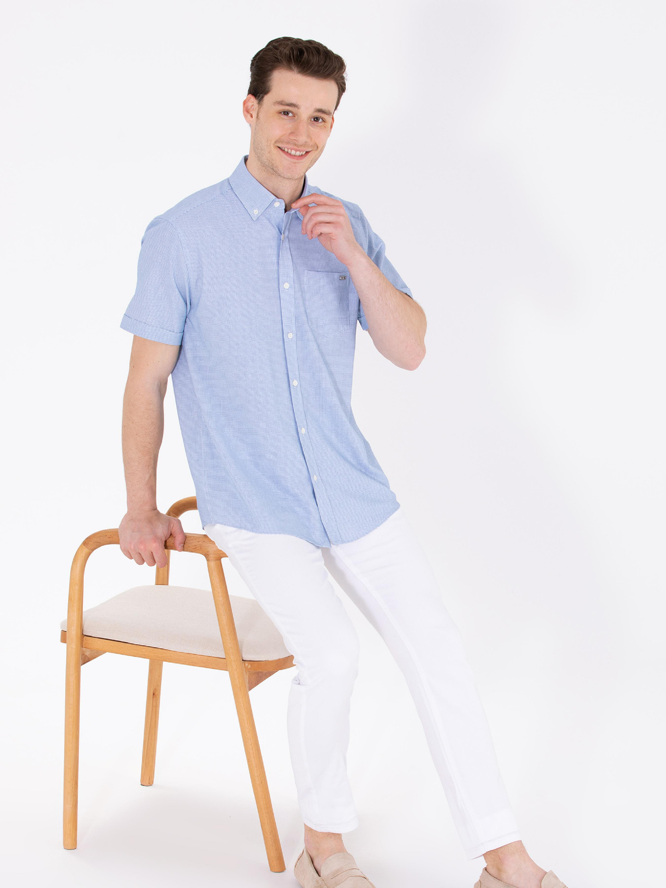 Рубашка US Polo модель G081SZ004.000.1593336.VR045 Фото