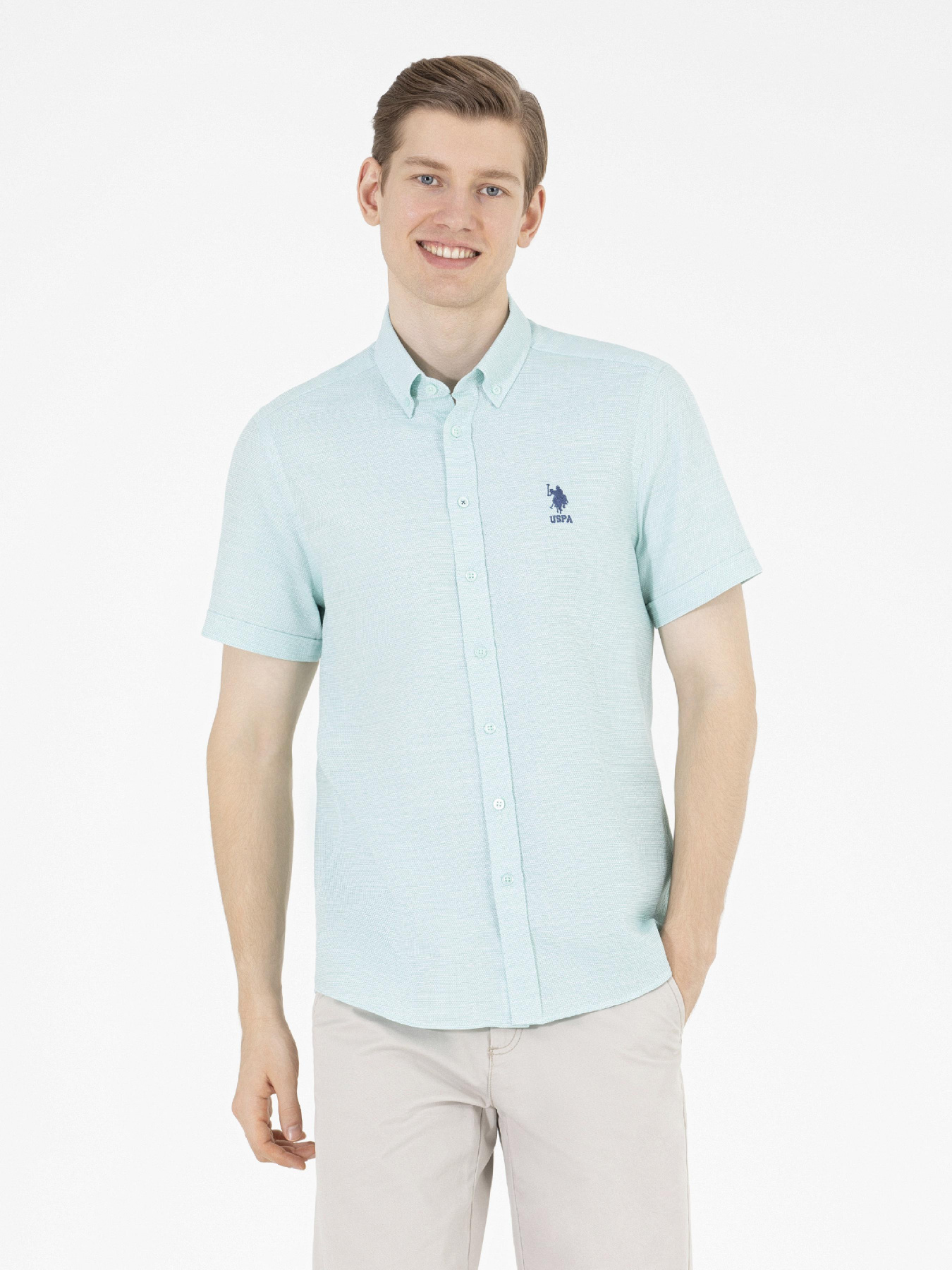 Рубашка US Polo модель G081GL004.000.1574036.VR083 Фото