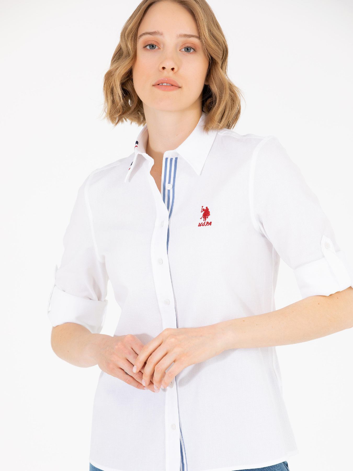 Рубашка US Polo модель G082SZ004.000.1578921.VR013 Фото