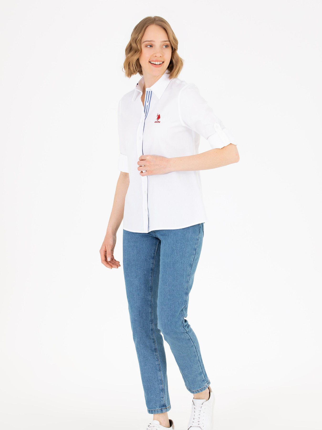 Рубашка повседневная US Polo модель G082SZ004.000.1578921.VR013 Фото