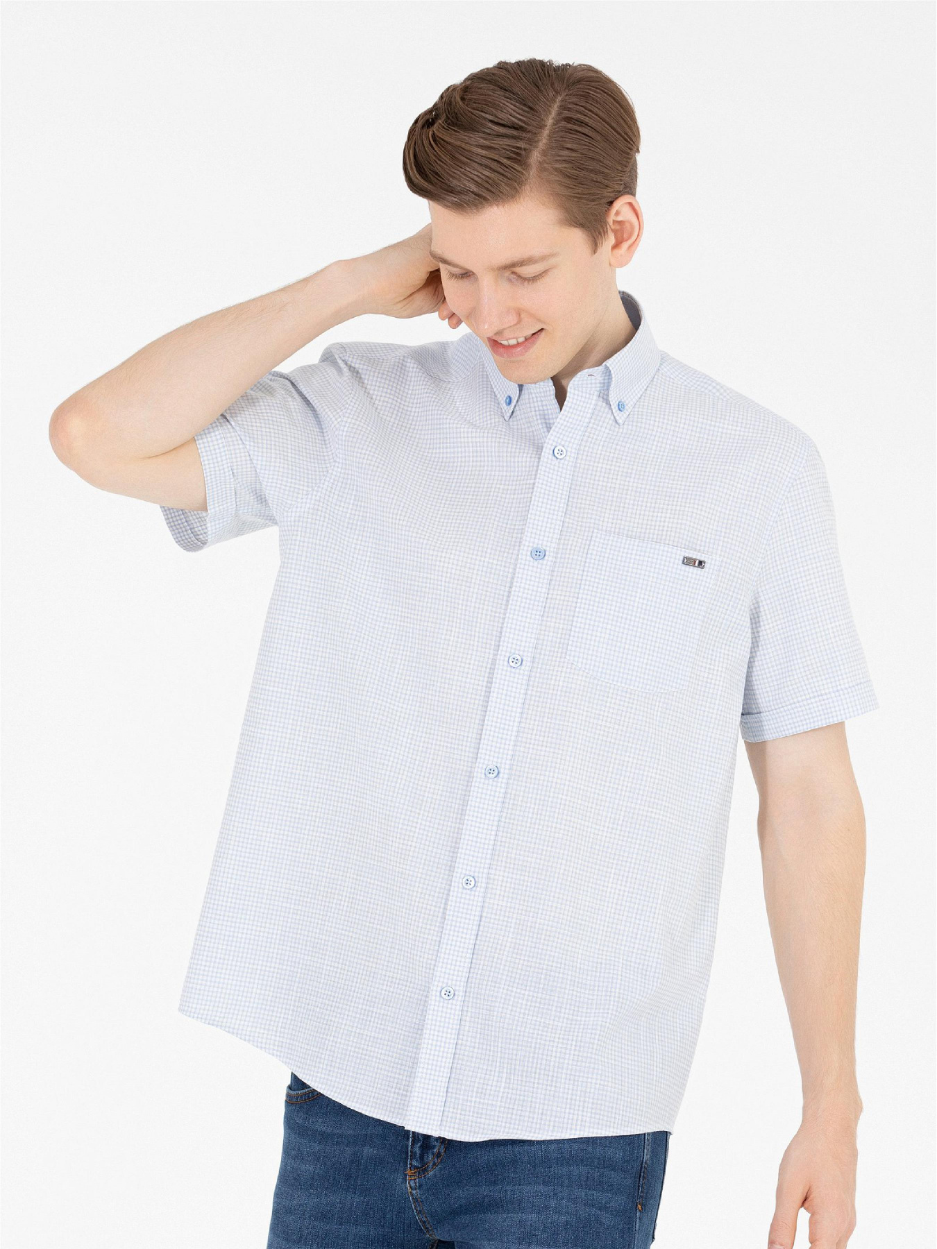 Рубашка US Polo модель G081SZ004.000.1579694.VR036 Фото